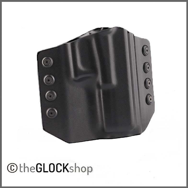 Glock 19 OWB Kydex Leather Holster Glock Leather/Kydex