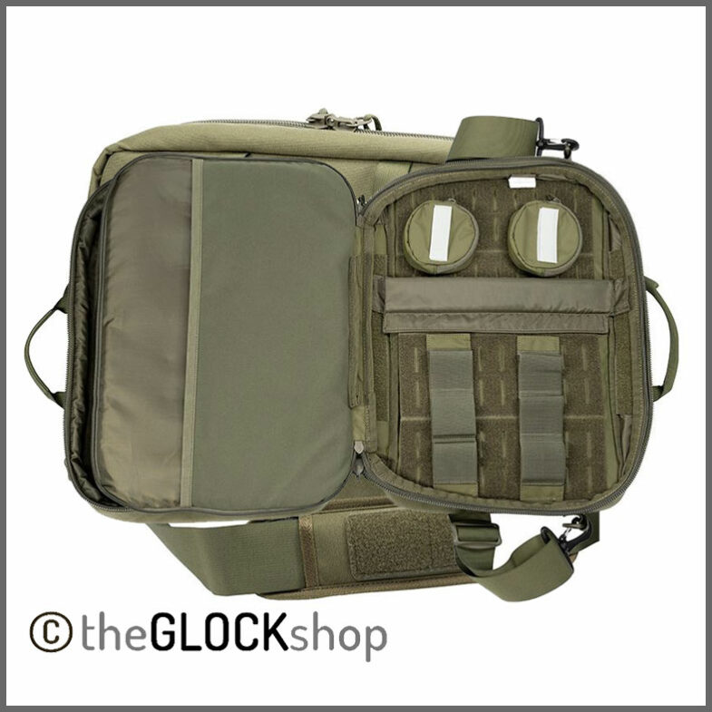 Glock Executive Gear Bag olive inside view