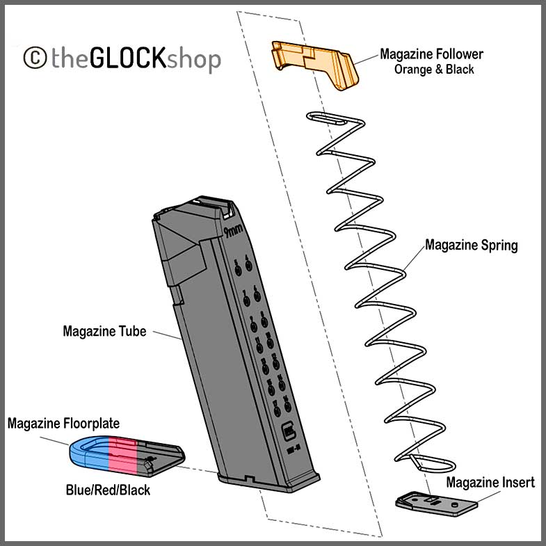 Glock Magazine Schematic drawing